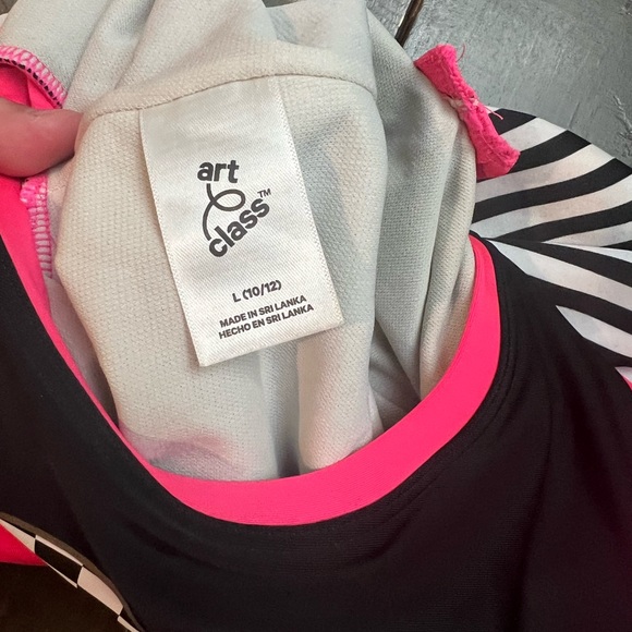 GUC GIRLS ADORABLE LONG SLEEVE BATHING SUIT. SZ L (10/12) - Picture 3 of 3